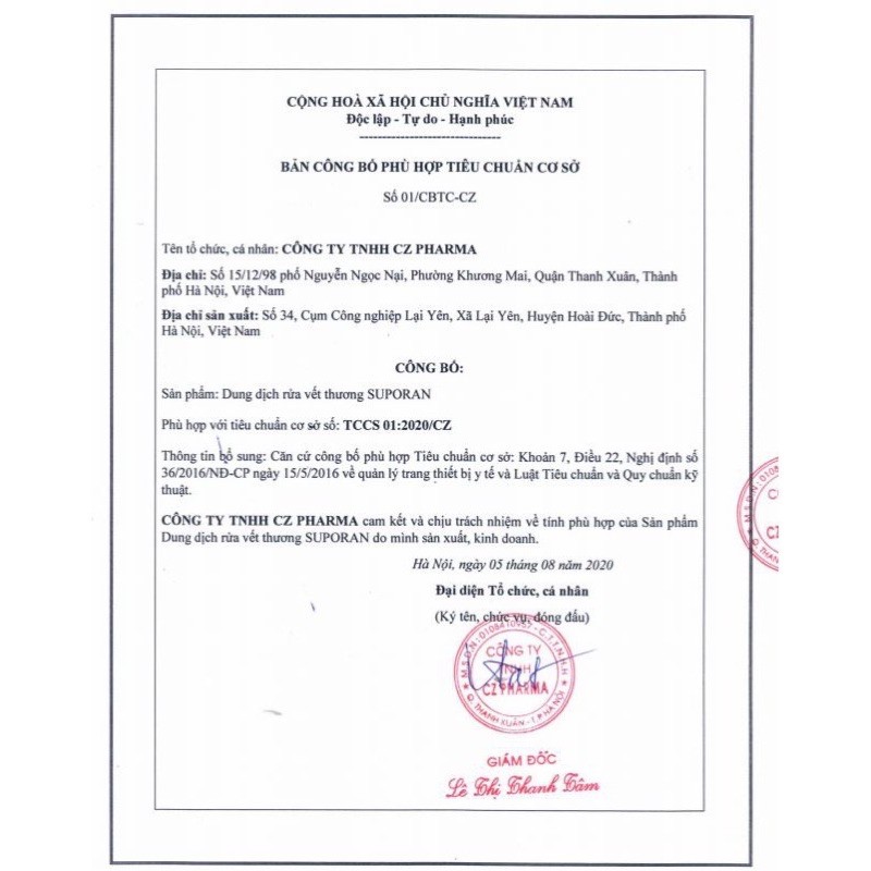 Dung dịch rửa vết thương SUPORAN không đau, không xót - Làm sạch 99,9% vi khuẩn, nấm trong 30 giây