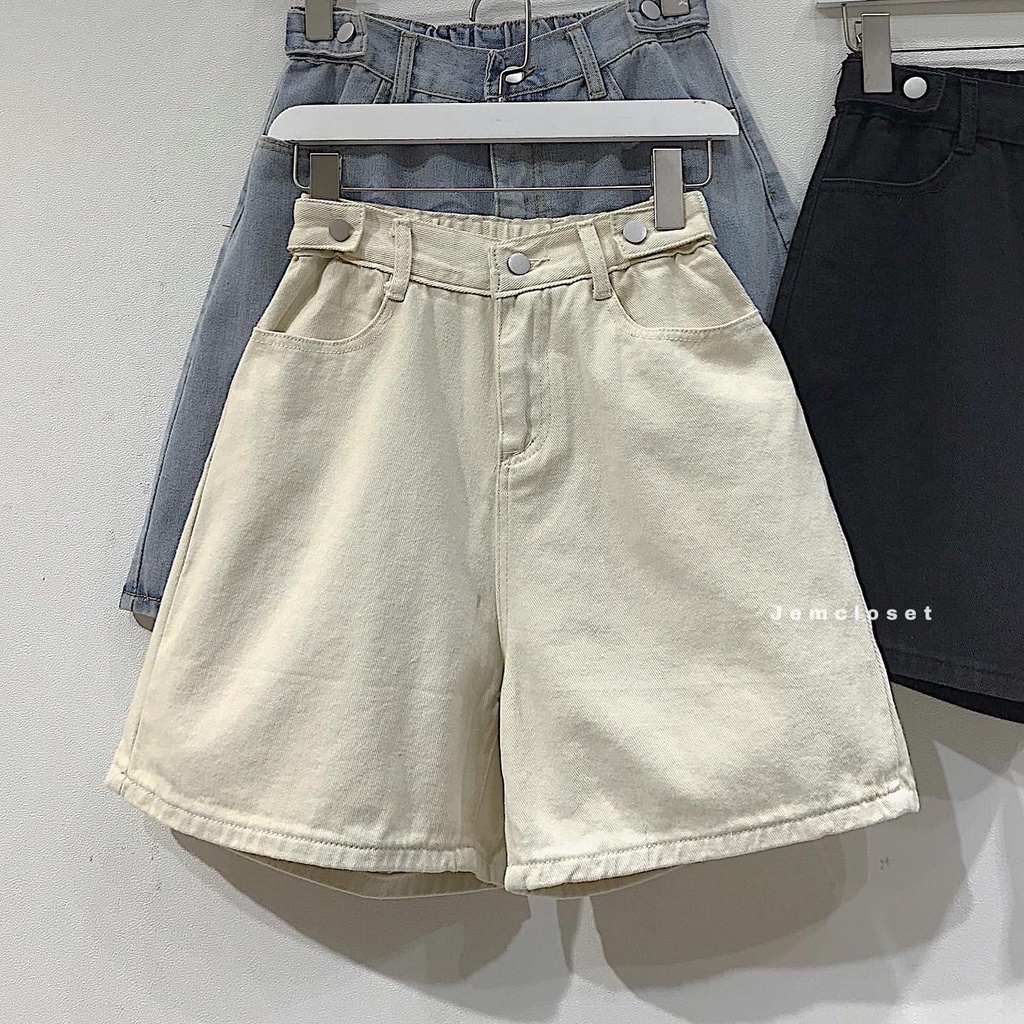 Quần short Jean Simby JEMCLOSET  form rộng thỏa mái - 2727