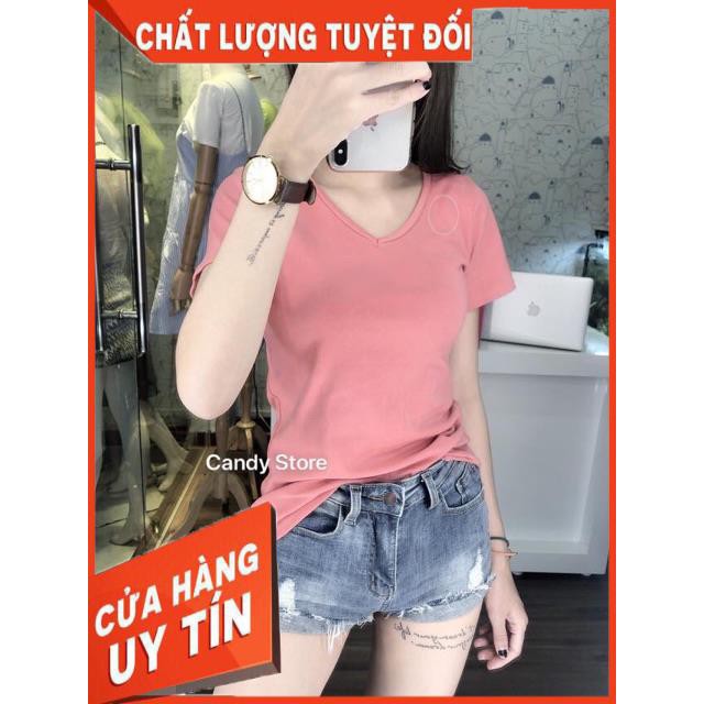 Áo thun trơn tôn dáng- vải đẹp- Hình shop chụp thật