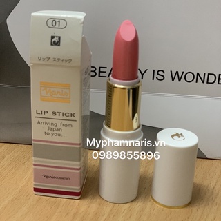 Son lì mịn môi Naris White Lipstick màu 01
