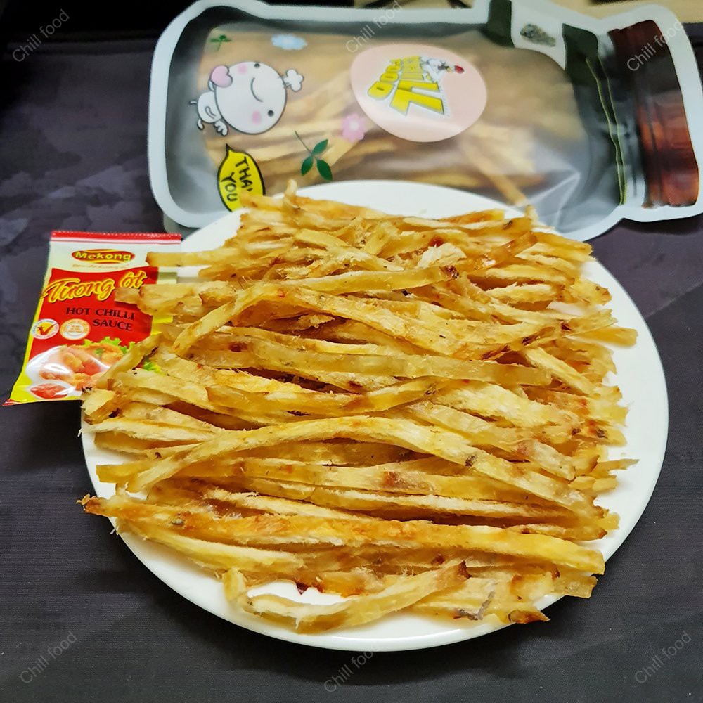 Khô Cá Thiều Que Sấy Gia Vị Chillfood (Loại Ngon) Túi 200g, Cá Thiều Que Ăn Liền, Ăn Vặt Ngon Rẻ | BigBuy360 - bigbuy360.vn