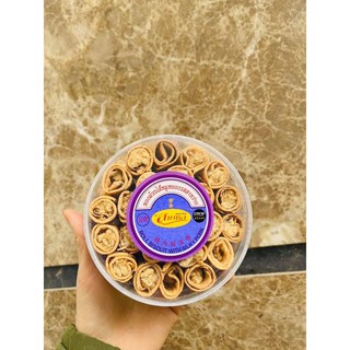 Bánh quế cuộn chà bông