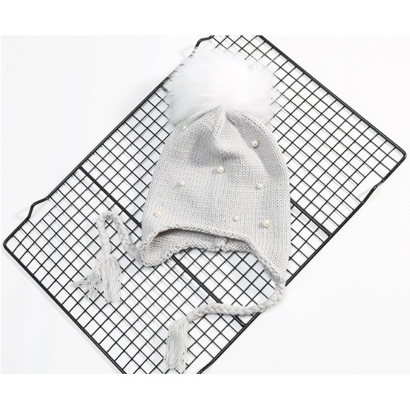MX 46 mũ len đính ngọc ( vòng đầu 48 - 50cm)