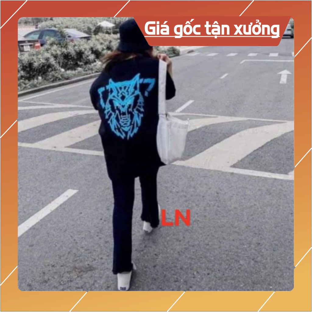 Áo thụng hổ in xanh LN12