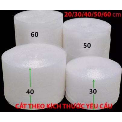 Xốp bóng khí, Xốp nổ bọc hàng chống sốc 20cm x 100m, 30cm x 100m, 40cm x 100m, 50cm x 100m, 60cm x 100m......