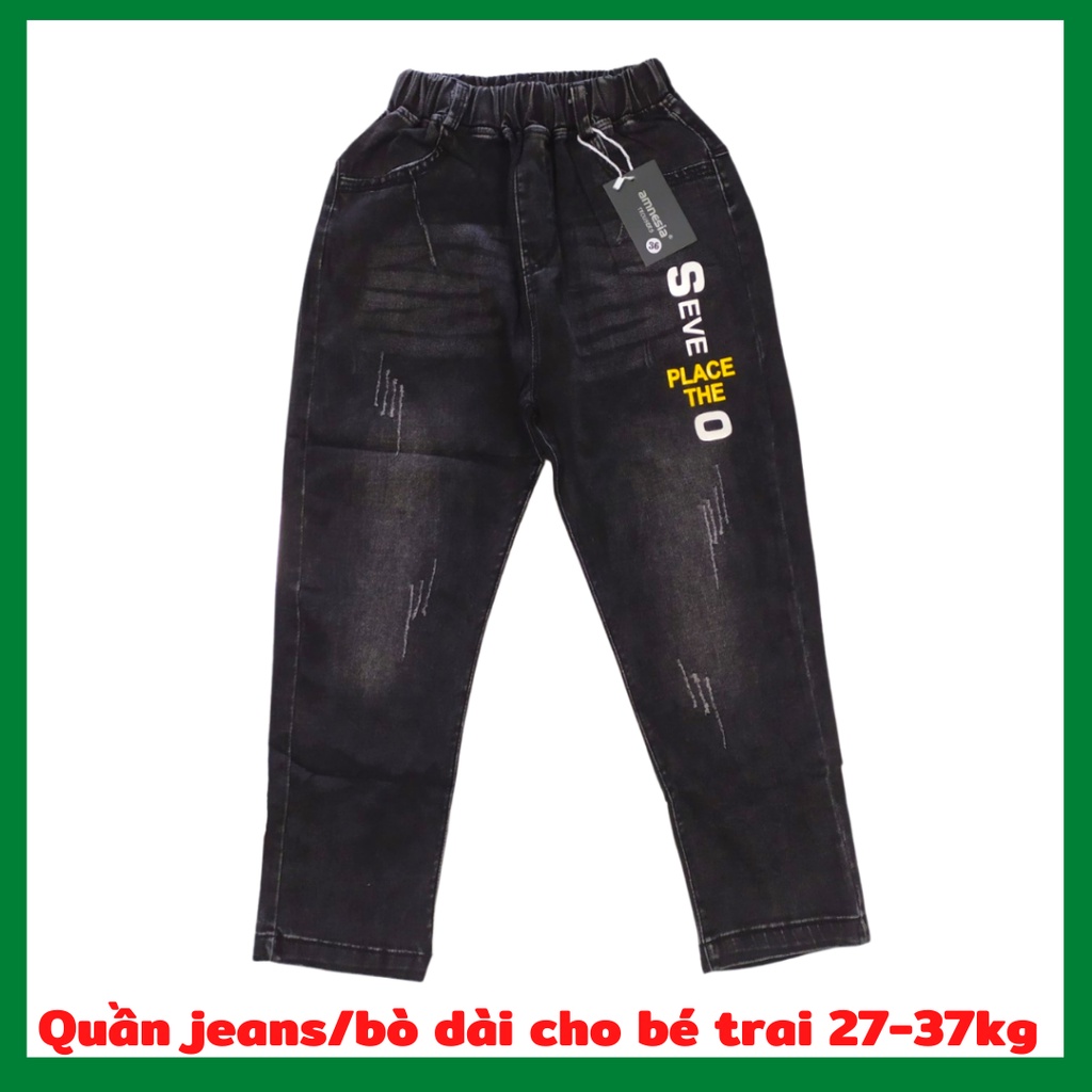 Quần jeans/bò dài cực xịn đẹp cho bé trai 20-40kg - chất cao cấp co giãn mịn đẹp