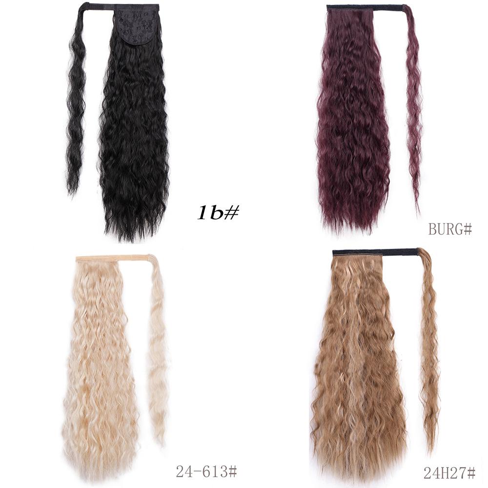 ANEMONE Búi Tóc Giả Dài 60cm Xoăn Tự Nhiên Thời Trang