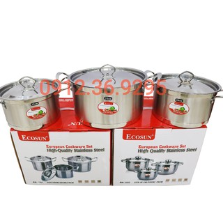 Bộ nồi Inox 3 đáy Ecosun BM-S351