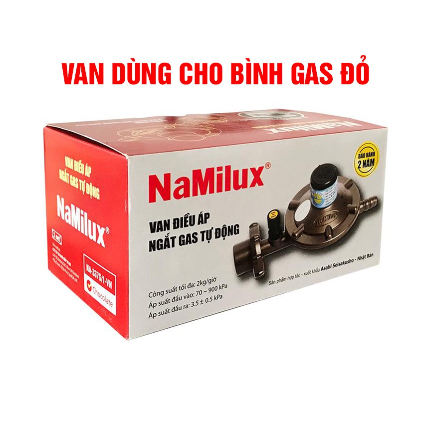 Van ga tự động Namilux Na-337s dùng bình gas đỏ
