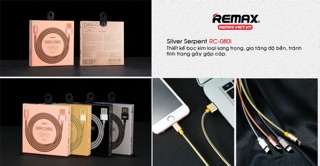 CÁP SẠC LIGHTNING REMAX RC-080I