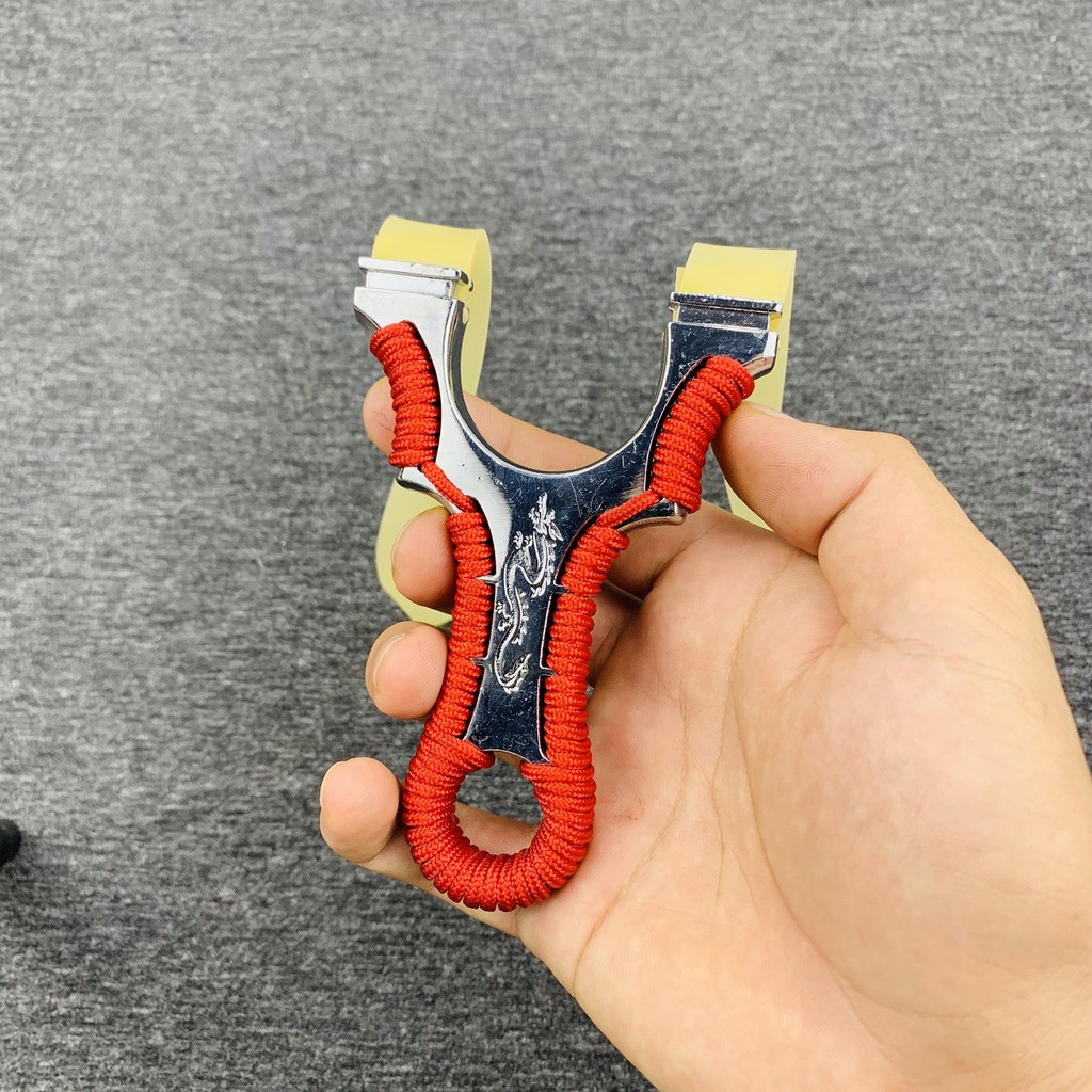 Ná Cao Su Long Phượng - Ná Thun Gài Dây Cán Thép Cao Cấp Chắc Chắn - Tặng Kèm Dây Thun Có Video Ná Shop Tự Quay