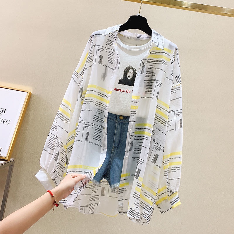 Áo Khoác Cardigan Vải Voan Mỏng Tay Dài Chống Nắng Phong Cách Phương Tây Thời Trang Mùa Hè Hàng Mới 2022 Dành Cho Bạn Nữ