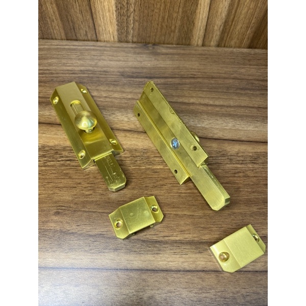 Chốt cửa bằng đồng thau dài 12cm x 4,5cm, chốt cổng bằng đồng đúc - rùa