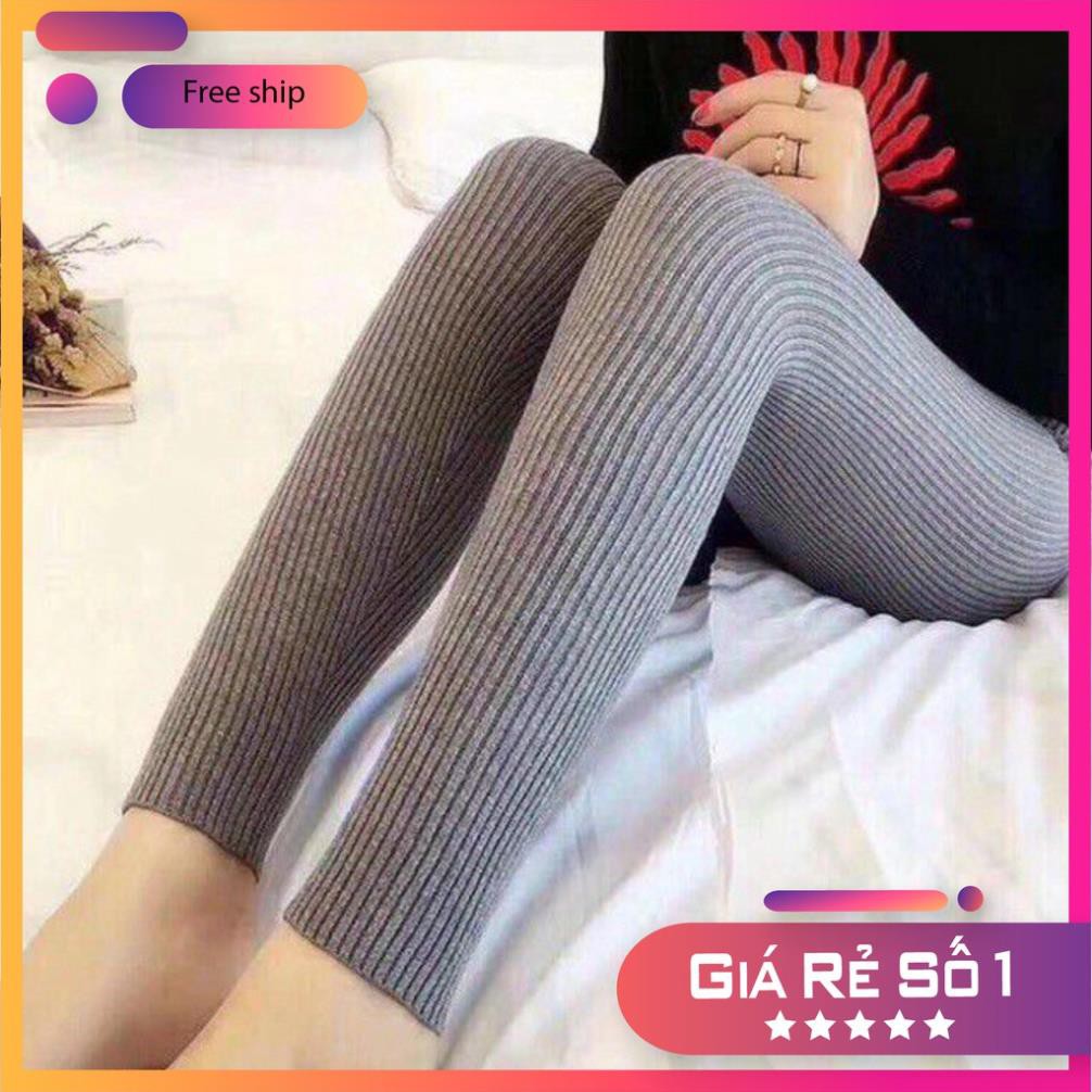 Quần Legging Len Tăm Phối Cạp Cực Chất Hàng Loại 1