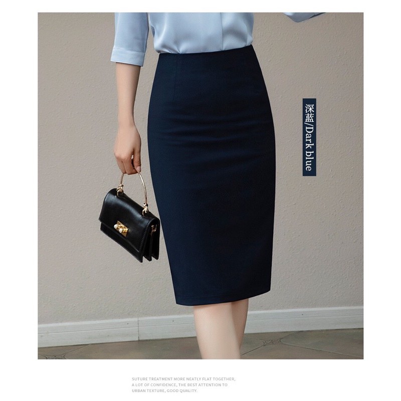🌸 Chân váy bút chì sẻ sau dáng dài/chân váy đẹp/ chân váy công sở/ chân váy dài | BigBuy360 - bigbuy360.vn