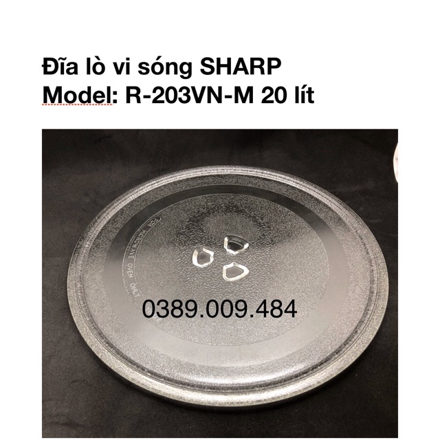 Đĩa lò vi sóng SHARP R-203VN-M 20 lít
