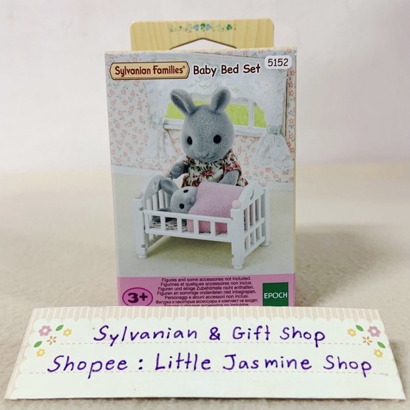 Giường Búp Bê Cho Bé Có Chăn Chính Hãng Sylvanian Họ Mầm Non Phòng Ngủ Nhà Búp Bê