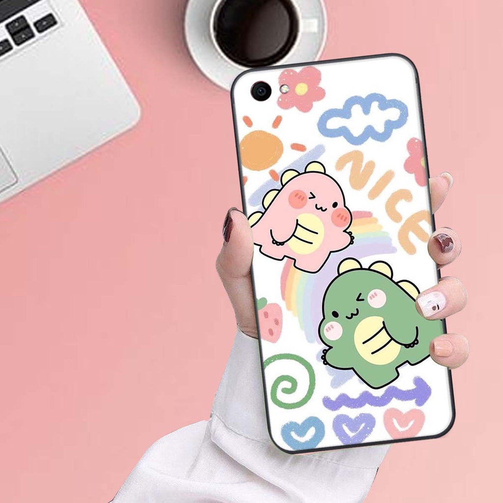 Ốp lưng Vivo Y67 / V5 in hình khủng long , gấu nâu xinh xắn, siêu cute  mà còn vô cùng RẺ -ĐẸP