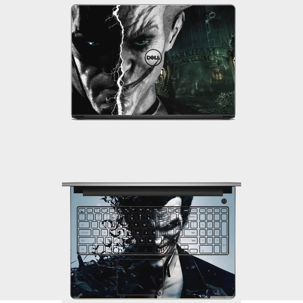 Skin laptop mẫu Marvel - Captain - Joker. Full Các Dòng Như: Dell, Hp, Acer, Asus, Macbook,...(in hình theo yêu cầu)