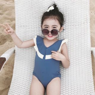 bô bikini màu xánh size 3(18kg) cho bé