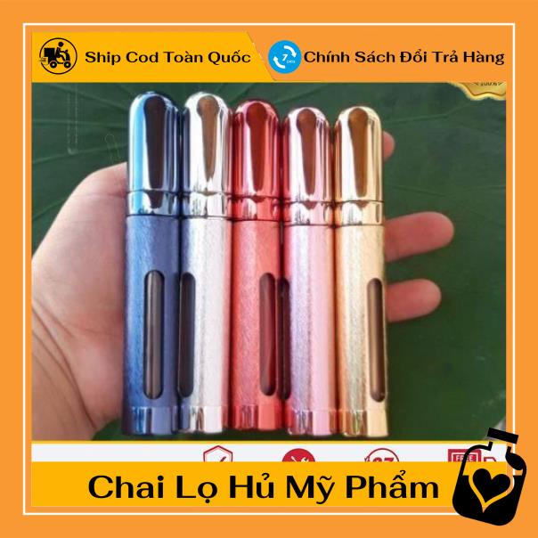 Lọ Chiết Nước Hoa ❤ TOP GIÁ RẺ ❤ Lọ chiết nước hoa tròn nhôm 12ml đựng dầu thơm,  phụ kiện du lịch