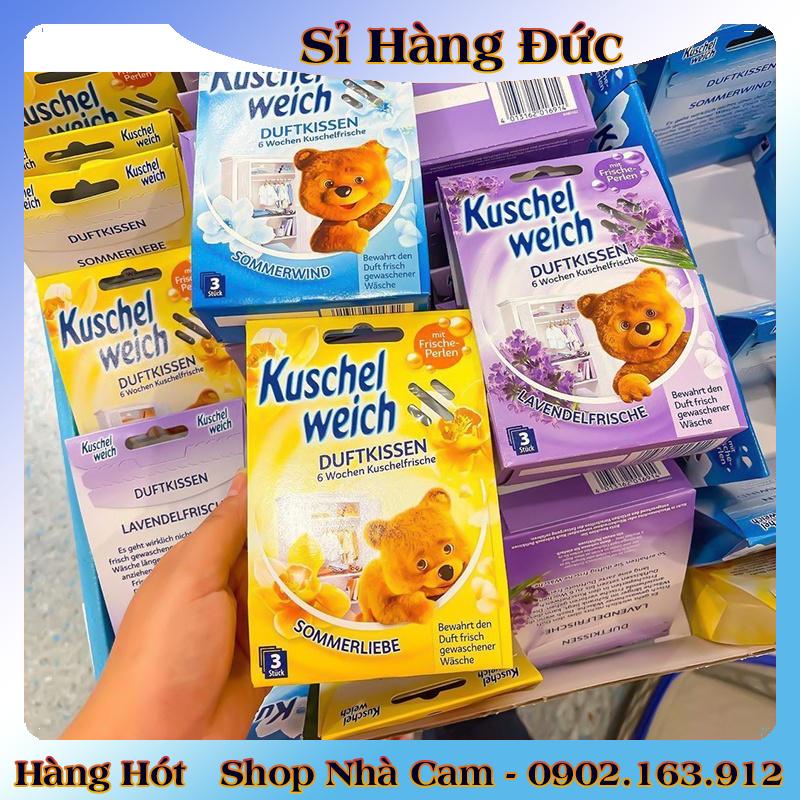 [auth] Túi thơm tủ quần áo cho bé Kuschel weich hình gấu trẻ em an toàn - Nội địa Đức đủ Bill [Hot]