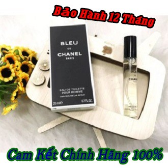 Nước hoa Nam Blue Channel 20ml lưu hương lên đến 8h Mùi hương gỗ rừng quyến rũ Thể Hiện Đẳng Cấp Phái Mạnh | BigBuy360 - bigbuy360.vn