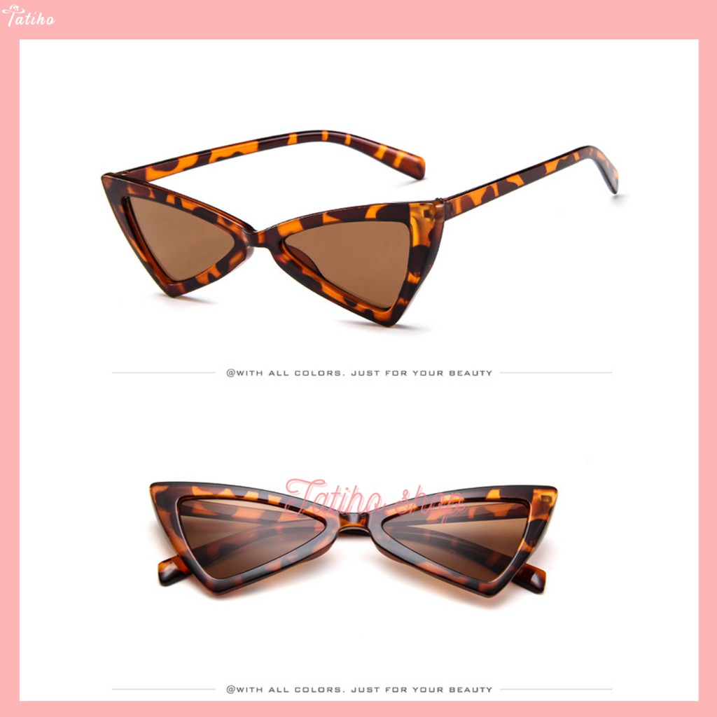 [Hàng Xịn, Giá Tốt] Kính Mát (Kính Râm) Mắt Mèo Retro Gọng Nhựa Phong Cách Châu Âu Sang Trọng - Carl Fitow - Mã MK020