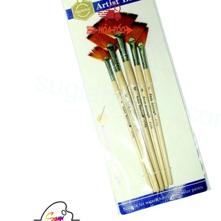 Bộ cọ đầu quạt 5 cây Keepsmiling 8150 [ Sugi art shop]