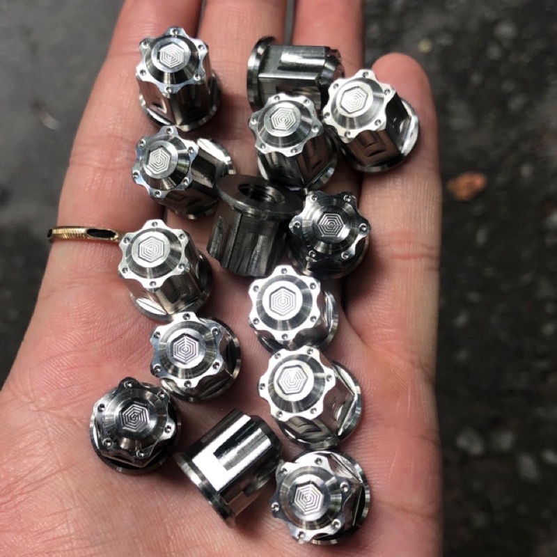 Tán Salaya inox Bích Đầu Size từ 8li ,10li ,12li, 14li , gắn các loại xe