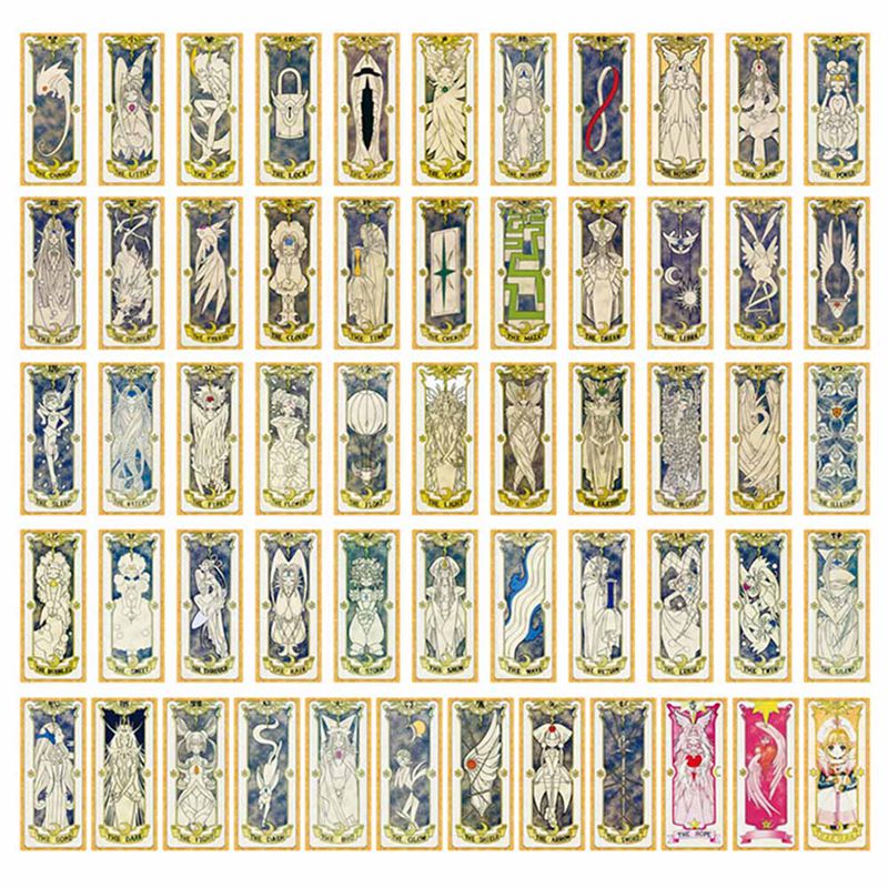 Bộ Thẻ Bài Tarot Kiểu Hoạt Hình Anime Sakura Kinomoto