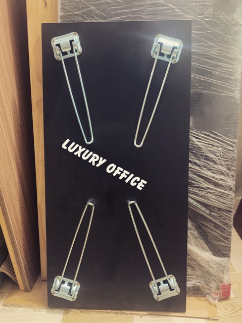 [Luxuryoffice ]Bàn bệt chân gấp học sinh màu đen độc lạ ( D800xR400xC300mm) | BigBuy360 - bigbuy360.vn