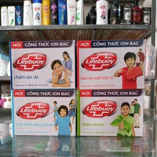Xà bông cục Lifebuoy 90g. Có 4 hương trong phần phân loại sản phẩm