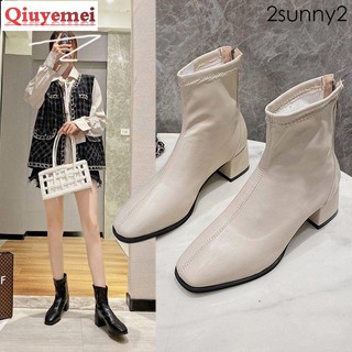Giày boot đế dày size lớn phong cách cá tính cho nữ