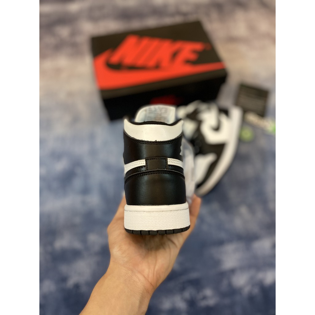 [Fullbox] Giày JD1 Đen trắng cao cổ da cao cấp | BigBuy360 - bigbuy360.vn