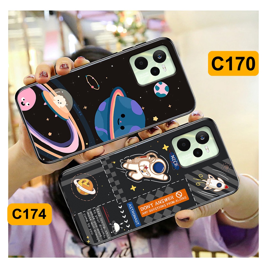 Ốp Realme C35 in hình astronaut, phi hành gia vũ trụ hottrend, độc đáo, cá tính.