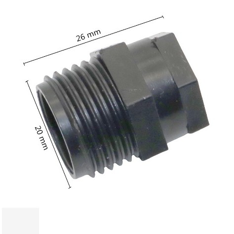 Béc phun tưới xòe nhựa ren 21mm