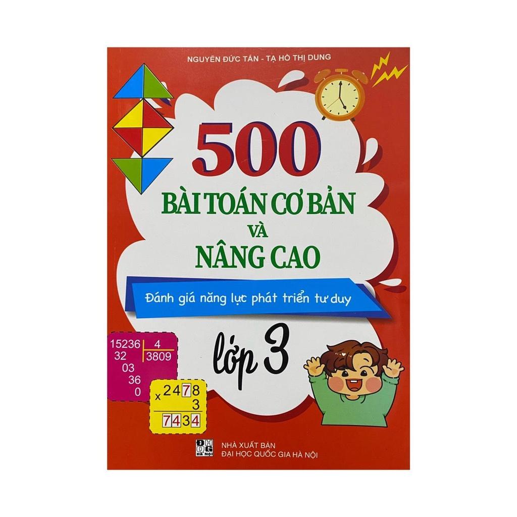 Sách - 500 bài toán cơ bản và nâng cao lớp 3