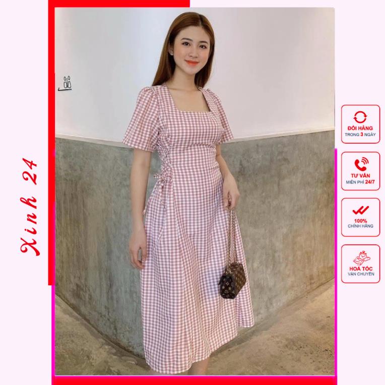 Đầm váy đan dây eo 6 màu (kèm hình thật) | BigBuy360 - bigbuy360.vn