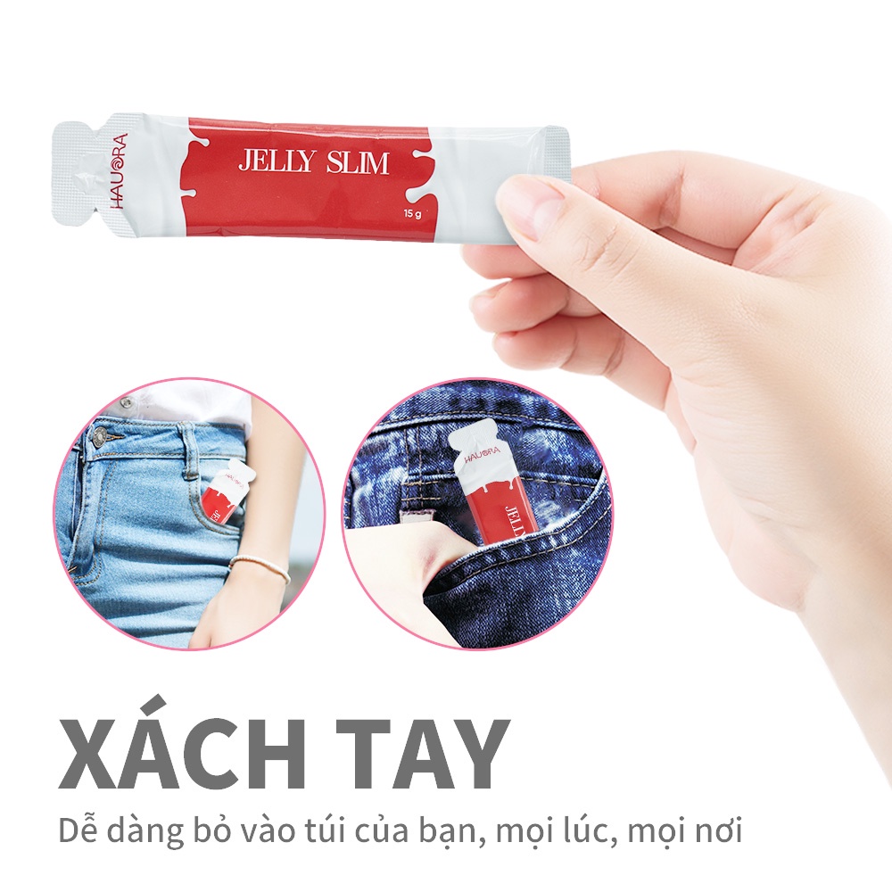 Woohop Thạch Giảm Cân Jelly Slim 14 gói HAUORA