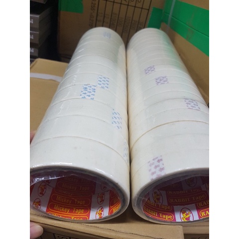 Băng keo giấy băng dính giấy 7,5m và 15m Bản 1.5cm - 4,8cm