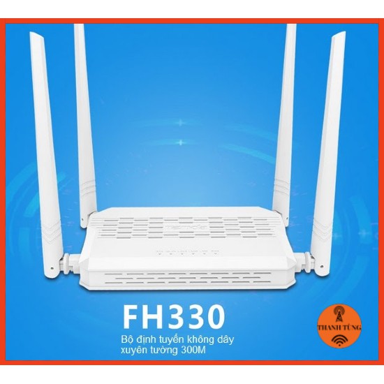 Bộ phát wifi Tenda FH330 (QDS)  Router chuẩn N tốc độ 450Mb. 4 Anten