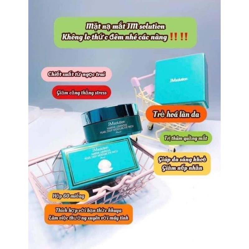 MẶT NẠ CHO MẮT JM SOLUTION EYE PATCH