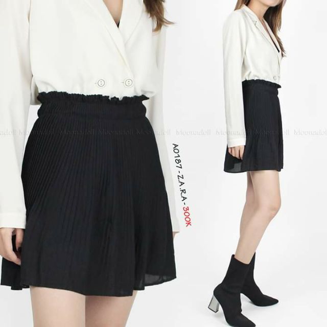 Chân váy dập ly voan mềm | BigBuy360 - bigbuy360.vn