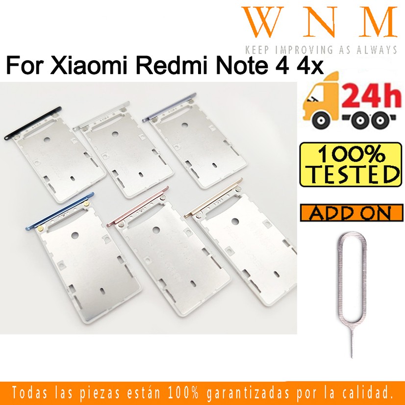 Khay Đựng Thẻ Sim / Thẻ Nhớ Sd Thay Thế Chuyên Dụng Cho Xiaomi Redmi Note 4 4x Redmi Note 4 Note 4x