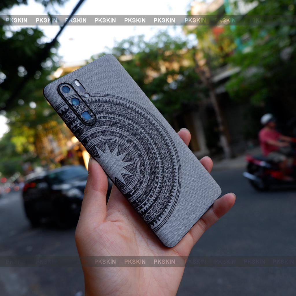 skin da dán lưng cho huawei P30 pro mẫu trống dồng