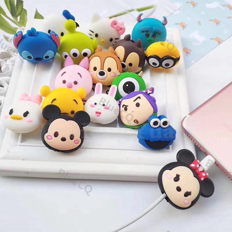 Phụ kiện bảo vệ đầu dây cáp hình động vật hoạt hình dễ thương