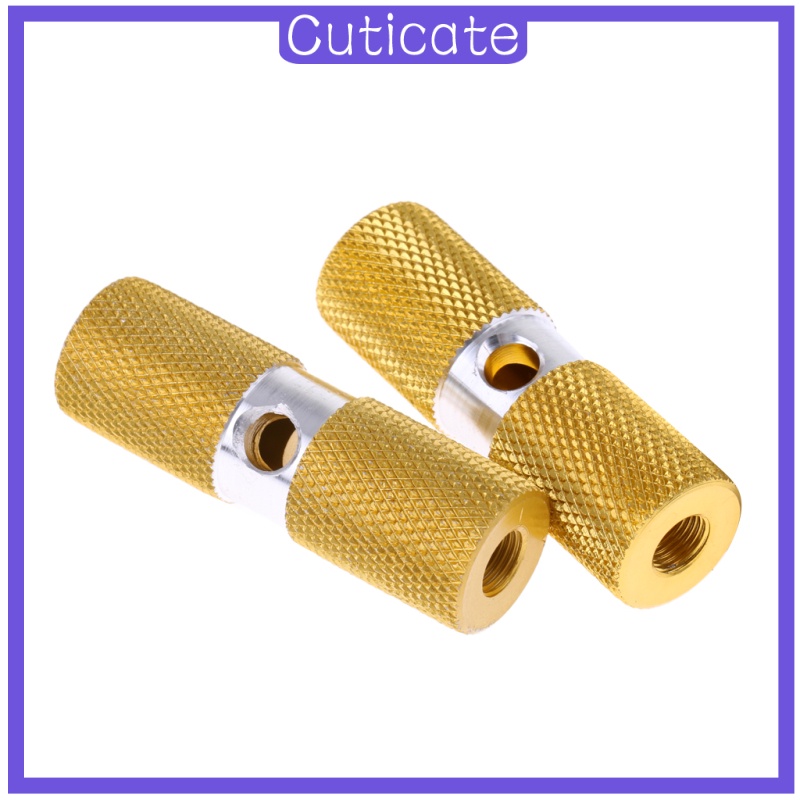 Trục Để Chân Trước / Sau Bằng Hợp Kim Nhôm Màu Đen Cho Xe Đạp BMX