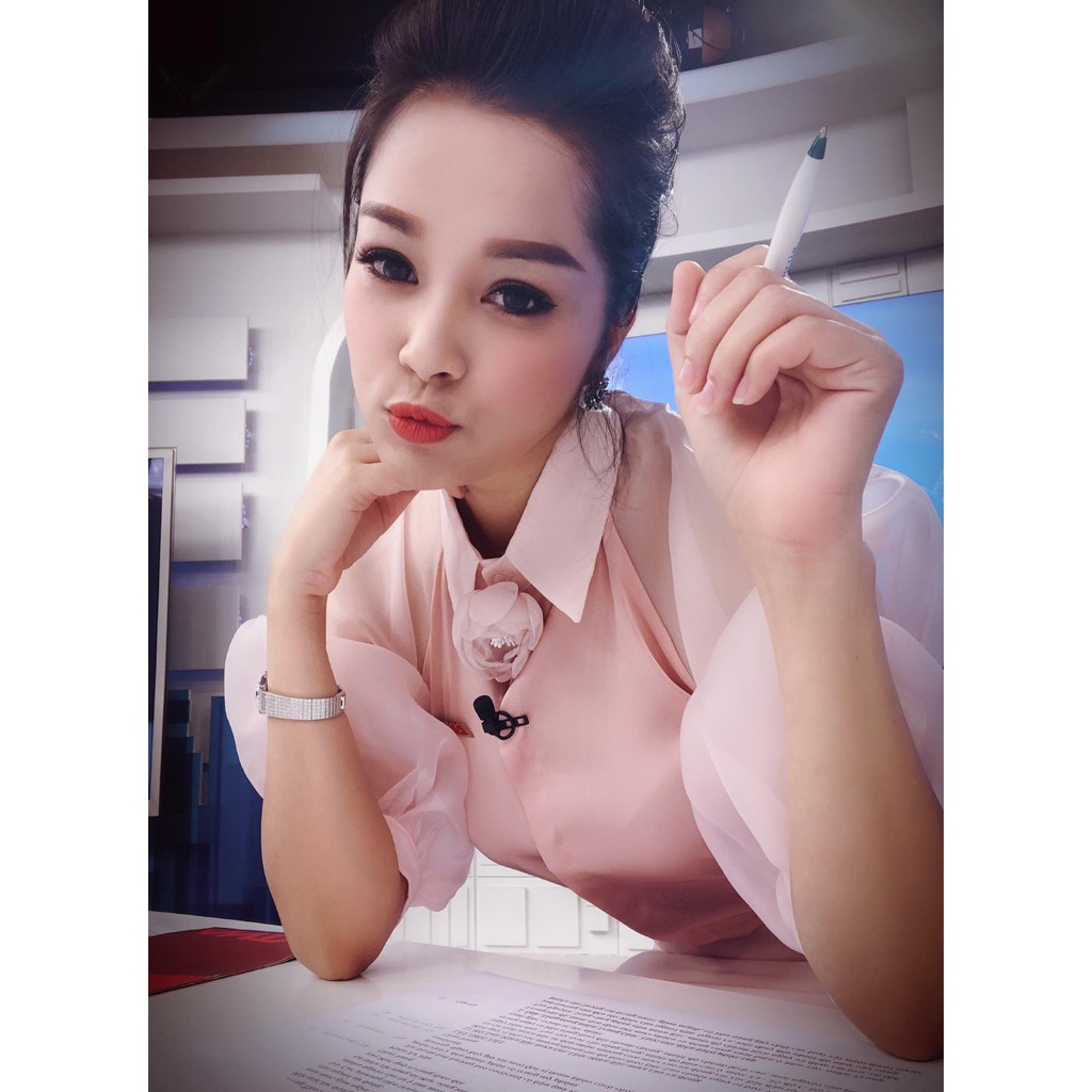 Áo tay bồng hồng nhạt💖Voan lụa💖 Áo dự tiệc sang chảnh (không kèm hoa) | BigBuy360 - bigbuy360.vn