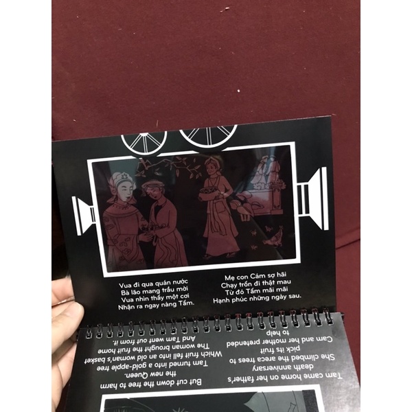 Sách - Sách chiếu bóng - Cinema book - Rạp chiếu phim trong sách - Tấm Cám